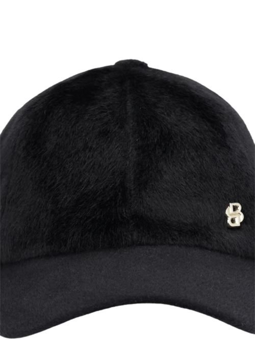 Cappello in pelliccia con visiera nero Hugo Boss | 50550624001